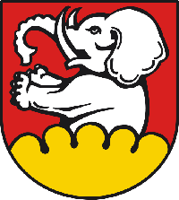 Das Wappen der Stadt Wiesensteig